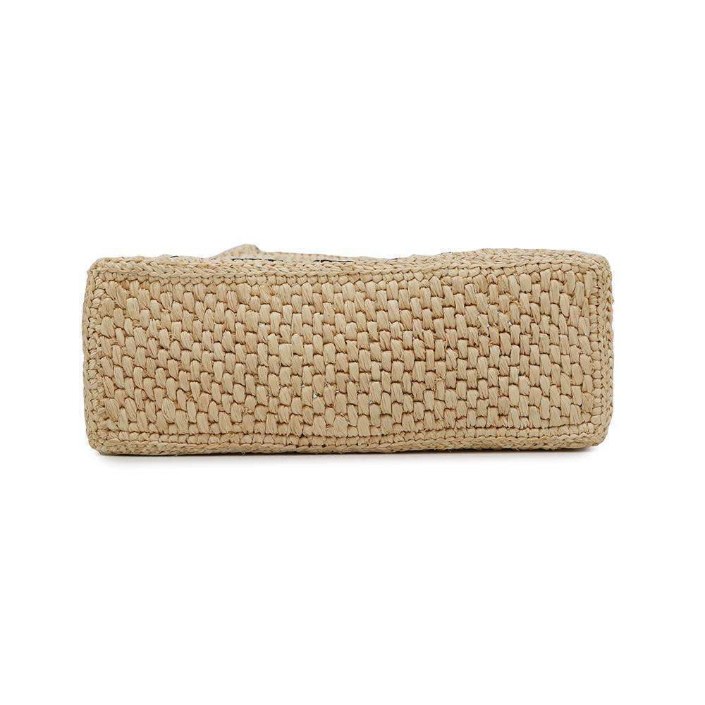 Loewe Font Tote Raffia Handbag Shoulder Bag Basket - Picture 3 of 12